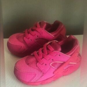 Nike Huarache Run TD 'Laser Fuchsia' Toddler Baby Shoes